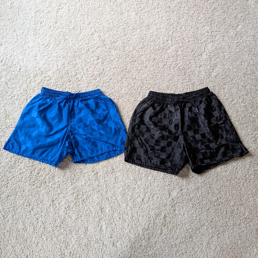 DSG Checkered Soccer Shorts Size S/M